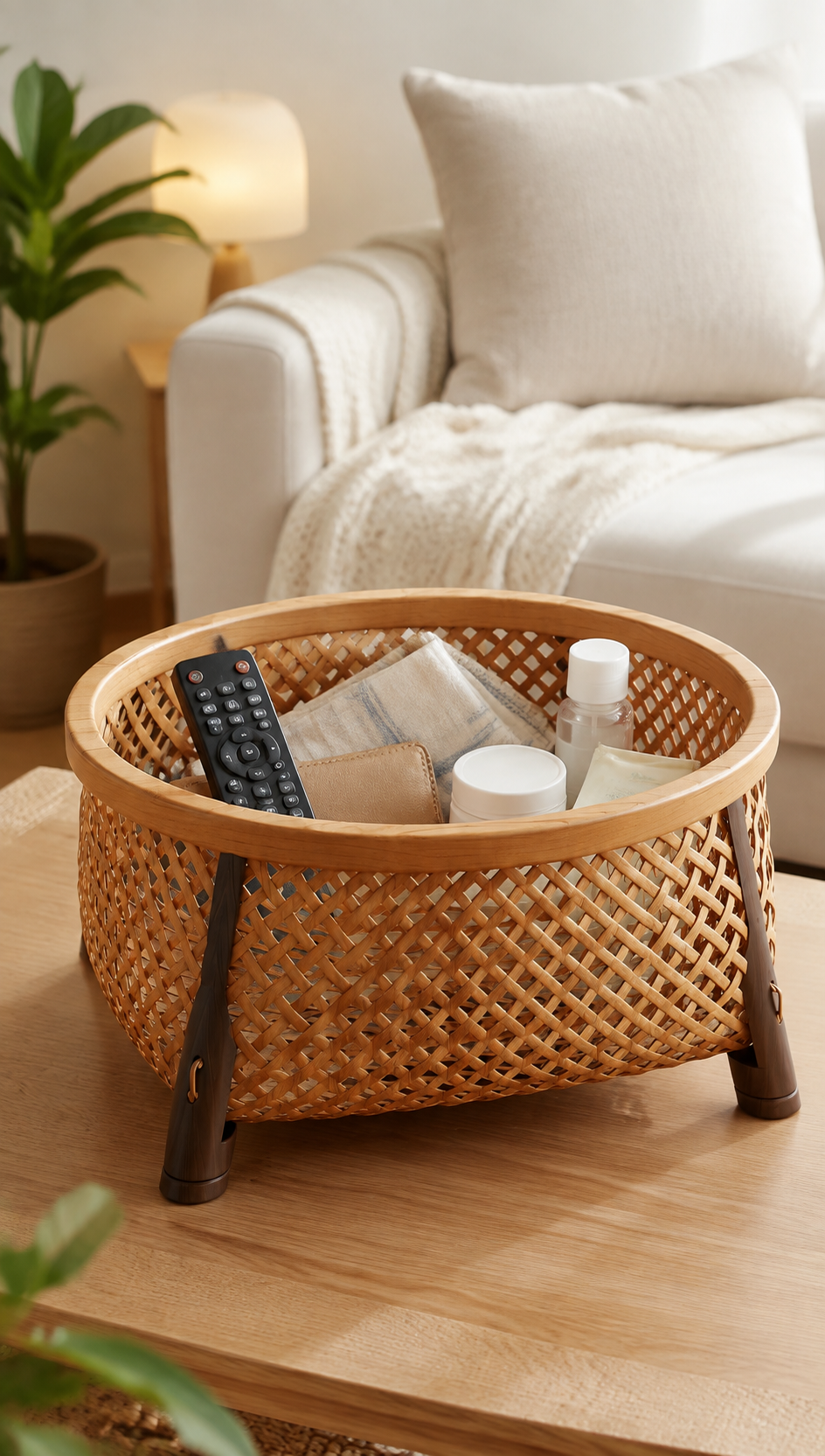 Stackable Desktop Storage Basket